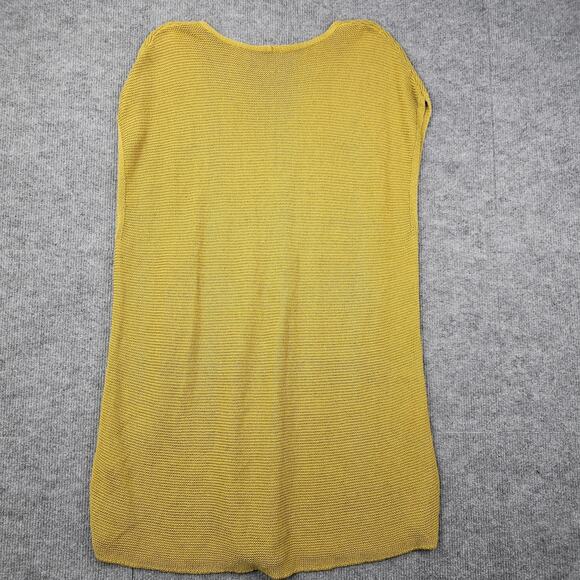 Eileen Fisher Sweater Womens Large Organic Linen Knit Coastal Boho Beach Tunic - Picture 3 of 5